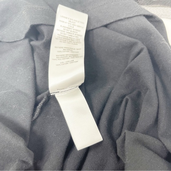 SEE BY CHLOE REVOLVE Women’s Black Crewneck Long Tulle Sleeve Top Blouse Size XS - Picture 7 of 8